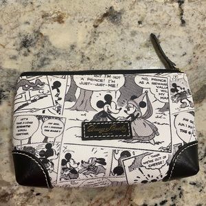 Disney Dooney and Bourke Mickey Mouse Comic cosmetic bag